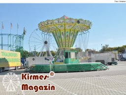 Aufbau des Ingolstädter Herbstvolksfestes 2025