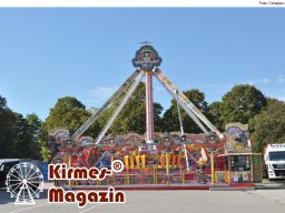 Aufbau des Ingolstädter Herbstvolksfestes 2025