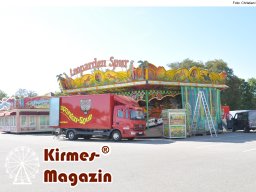 Aufbau des Ingolstädter Herbstvolksfestes 2025