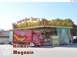 Aufbau des Ingolstädter Herbstvolksfestes 2025