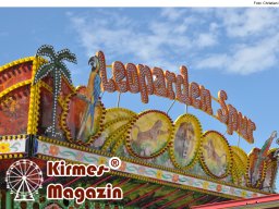 Aufbau des Ingolstädter Herbstvolksfestes 2025