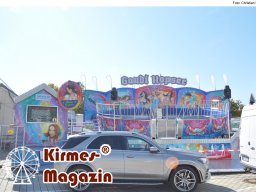 Aufbau des Ingolstädter Herbstvolksfestes 2025