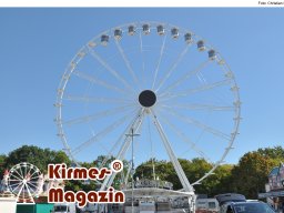 Aufbau des Ingolstädter Herbstvolksfestes 2025