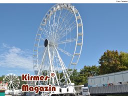 Aufbau des Ingolstädter Herbstvolksfestes 2025