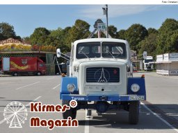 Aufbau des Ingolstädter Herbstvolksfestes 2025