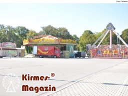 Aufbau des Ingolstädter Herbstvolksfestes 2025