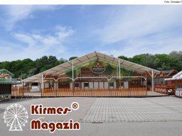 Fotos vom Aufbau des Ingolstädter Pfingstvolksfestes 2025